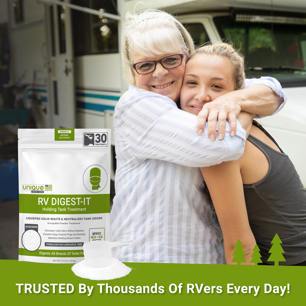 The RV Digest-It Holding Tank Treatment  Powder Unique Camping + Marine  Variety offers a wide range of Products